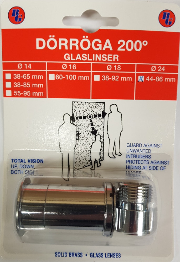 Dörröga 4486 24mm lock krom SB