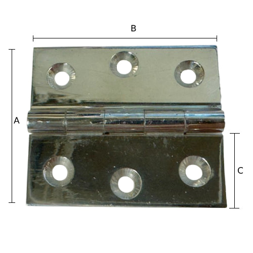 Gångjärn 50x44 (fynd)
