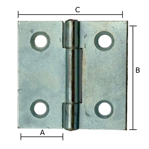 Gångjärn 30x30 2-pack (fynd)