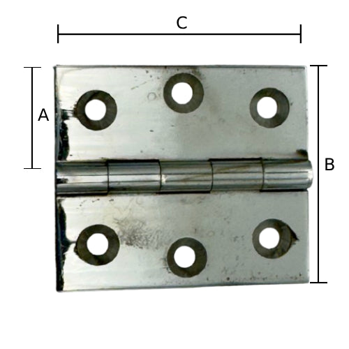 Gångjärn 50x45 2-pack (fynd)