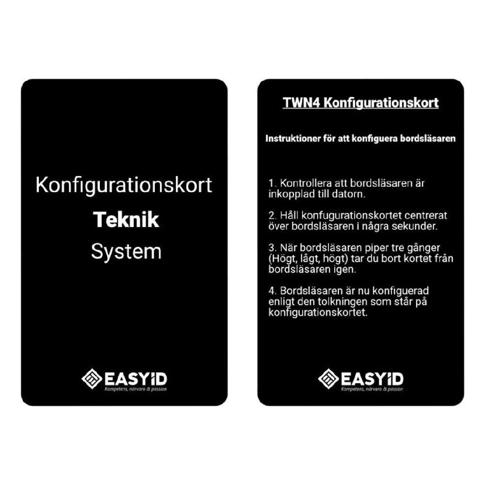 Konfigurationskort multiläsare EM4200 Aptus