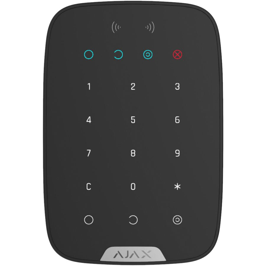 Manöverpanel Plus DESfire trådlös svart