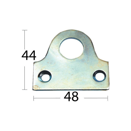 Hänglåsbleck 853 galv SB par, med Mekanisk låsning,Hänglås,Hänglåsbeslag, Produktinformation Bleck i galvaniserat järn. Storlek: 45x50 mm.