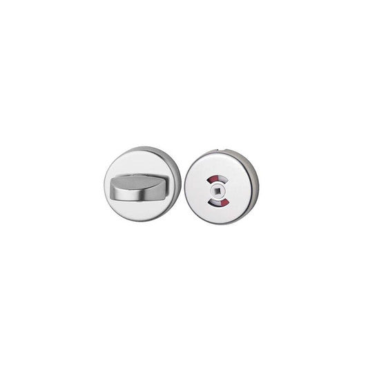 Toalettbehör innerdörr F1 aluminium silver röd/vit