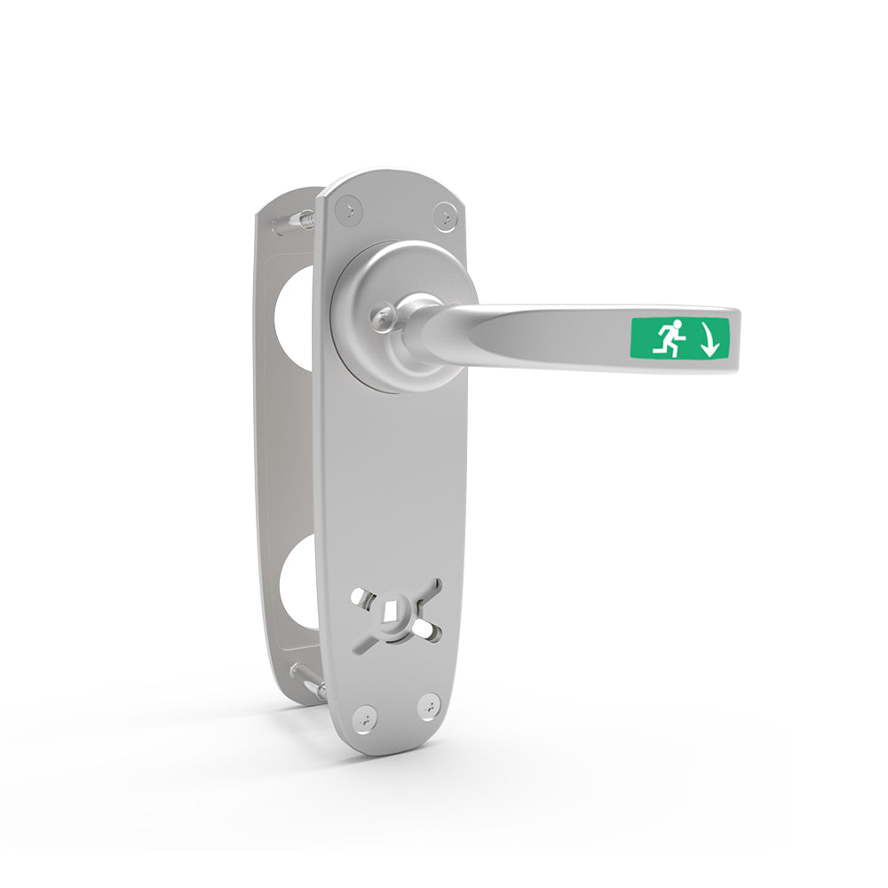 Nödutrymningsbeslag 797 höger mattkrom