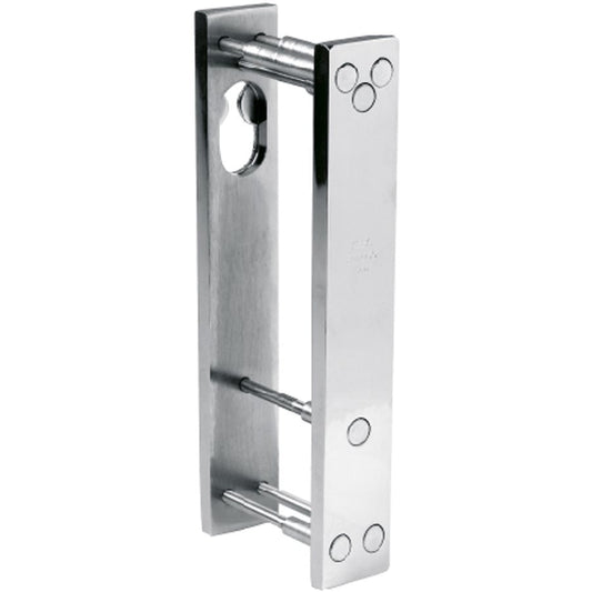 Täckskylt 8mm SCD utsida krom