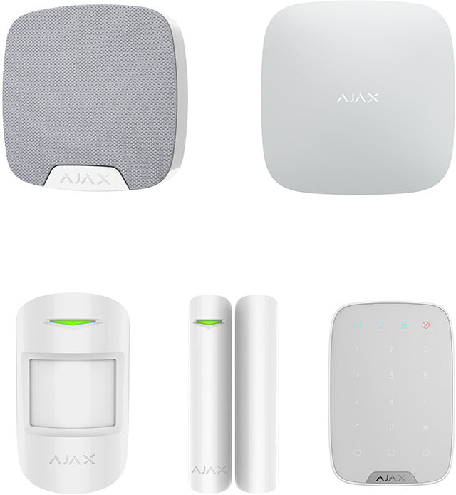 Larmpaket Hub2Plus IR komplett vit