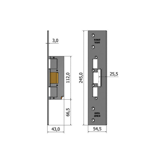 Monteringsstolpe T63/65