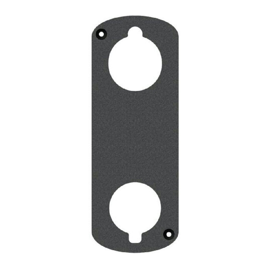 Distansplåt Nokey svart utsida kort