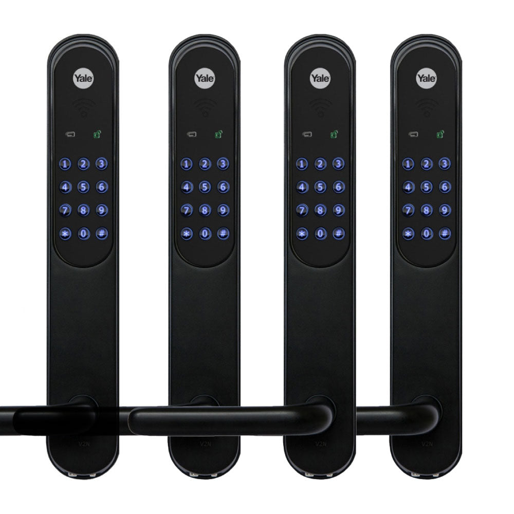 Kodlås Doorman Classic svart 4-pack