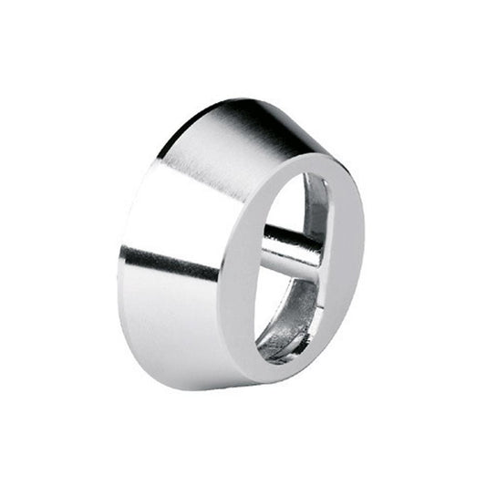 Cylinderring oval 8mm nickel