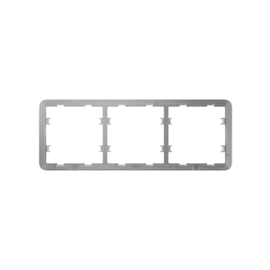 Ram för strömbrytare 3st fack vit