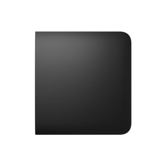 Sidoknapp för strömbrytarna 1-polig och trapp svart