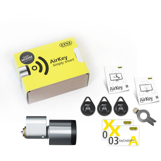 Startpaket AirKey ovalcylinder utsida nickel