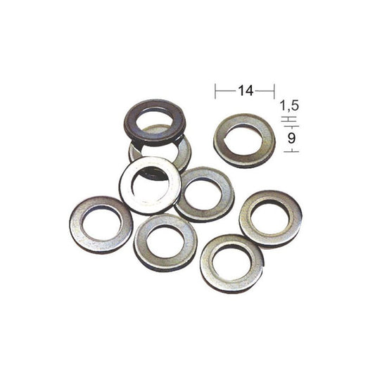 Slitring 250 9x14x1,5mm galv 10st SB