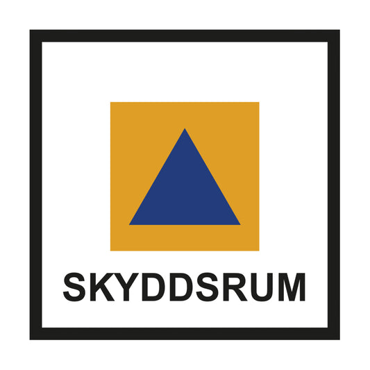 Skylt skyddsrum