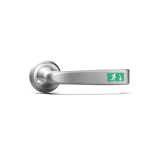 Nödutrymningsbeslag 793 utan skylt mattkrom
