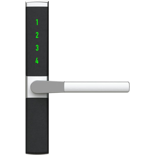 Handtag 7405H med kod 8x110mm rak höger mattkrom SB