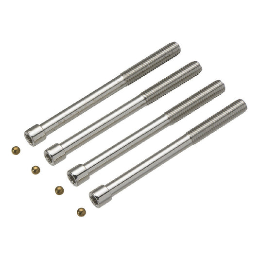 Cylinderskruv säkerhet M5x70mm inkl plugg 4-pack