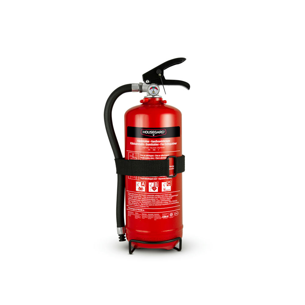 Pulversläckare PE2 13A-89B-C 2kg röd