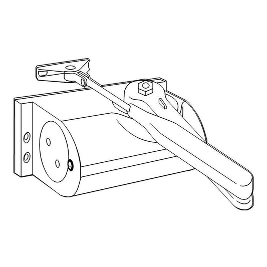 Dörrstängare TS59/4 silver