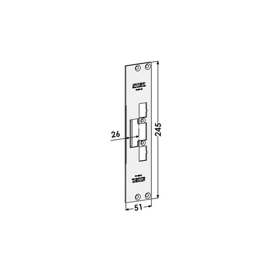 Monteringsstolpe ST4001-26 plan