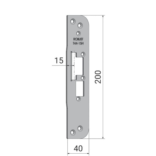 Monteringsstolpe T44-15H