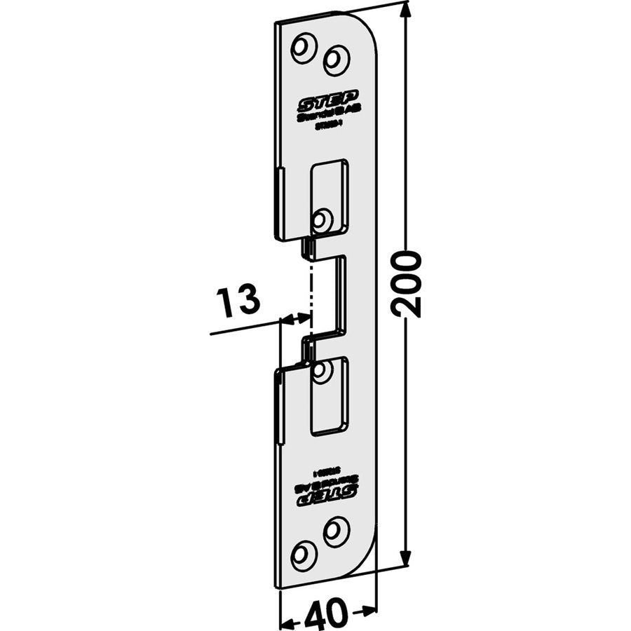 Monteringsstolpe ST3529-1 plan