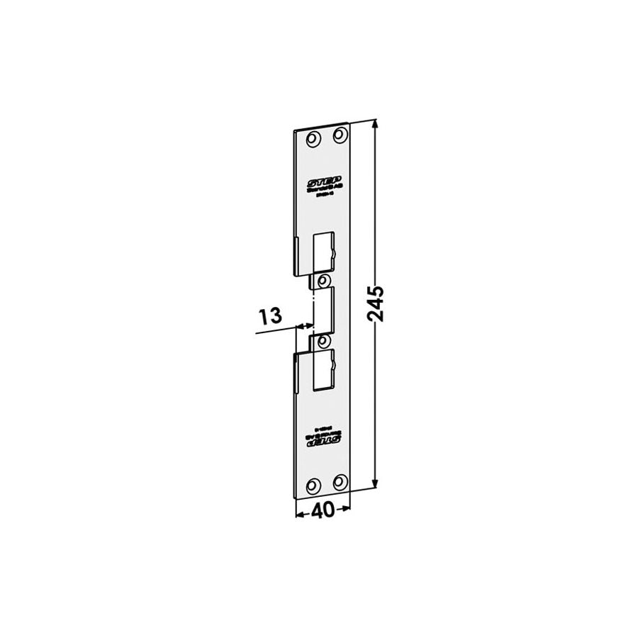 Monteringsstolpe ST4001-13 plan