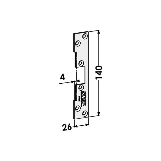 Monteringsstolpe ST4020 plan