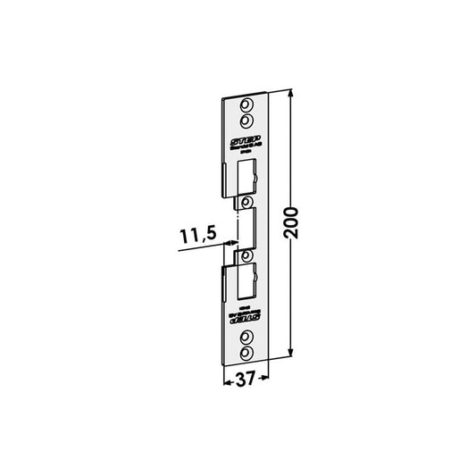 Monteringsstolpe ST4031 plan