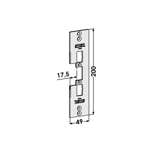 Monteringsstolpe ST4032 plan