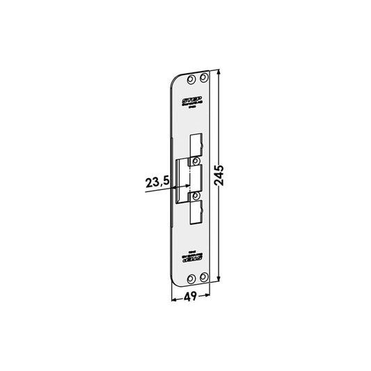 Monteringsstolpe ST4035 plan