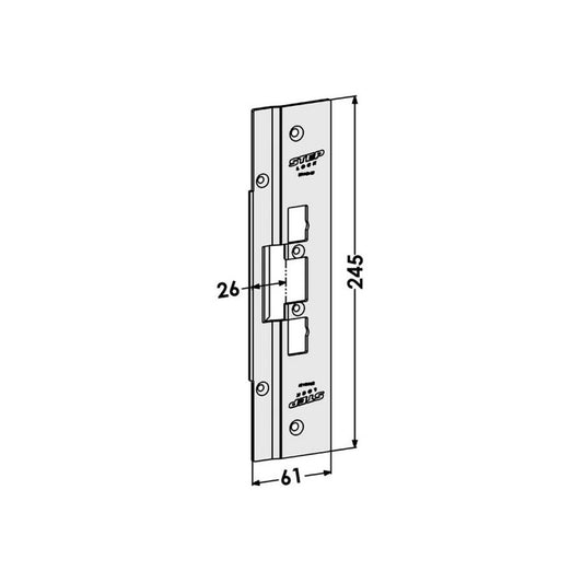 Monteringsstolpe ST4154-26 plan