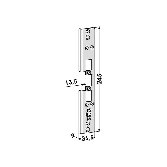 Monteringsstolpe ST6585 13,5mm