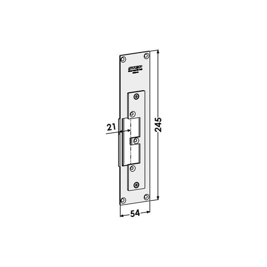 Monteringsstolpe ST9511H plan hö