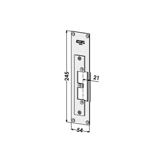 Monteringsstolpe ST9511V plan vä