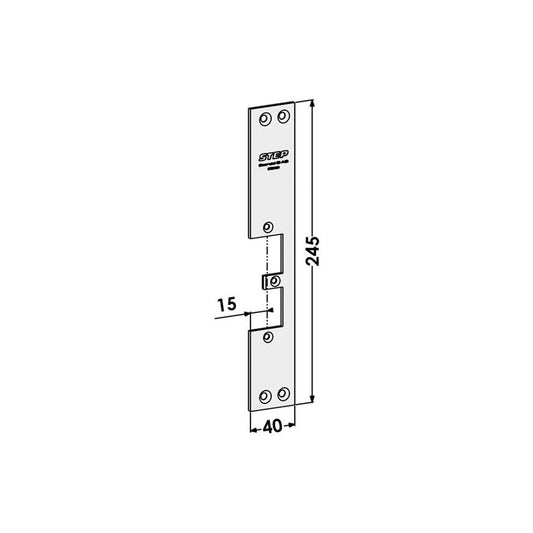 Monteringsstolpe ST9515H plan hö