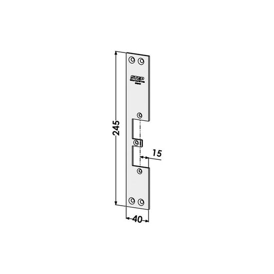 Monteringsstolpe ST9515V plan vä