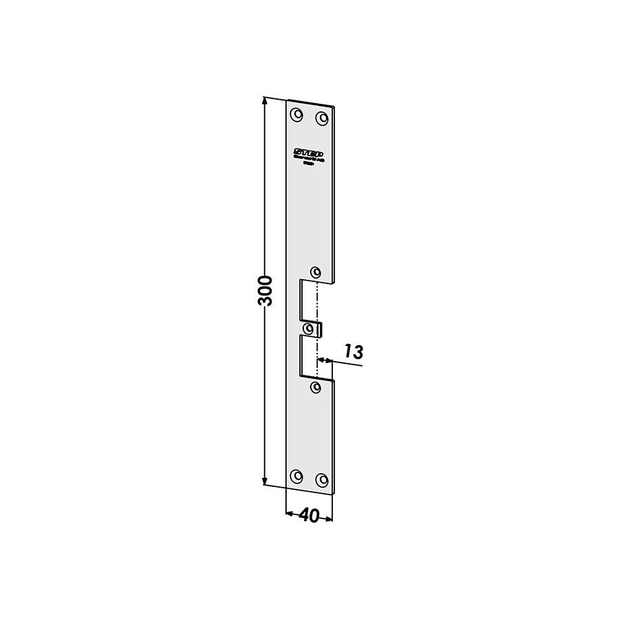 Monteringsstolpe ST9521 plan