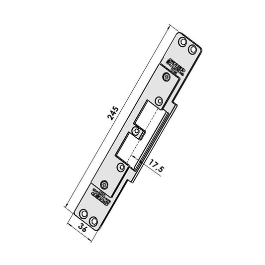 Monteringsstolpe ST9526 plan