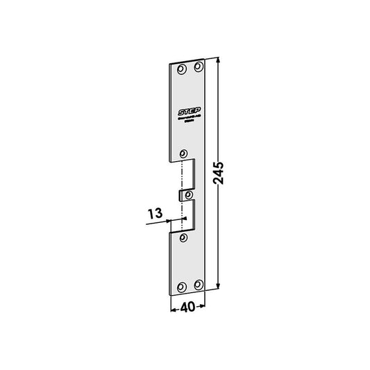 Monteringsstolpe ST9547H plan hö