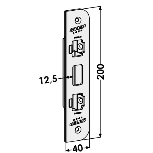 Säkerhetsslutbleck ST9009-12