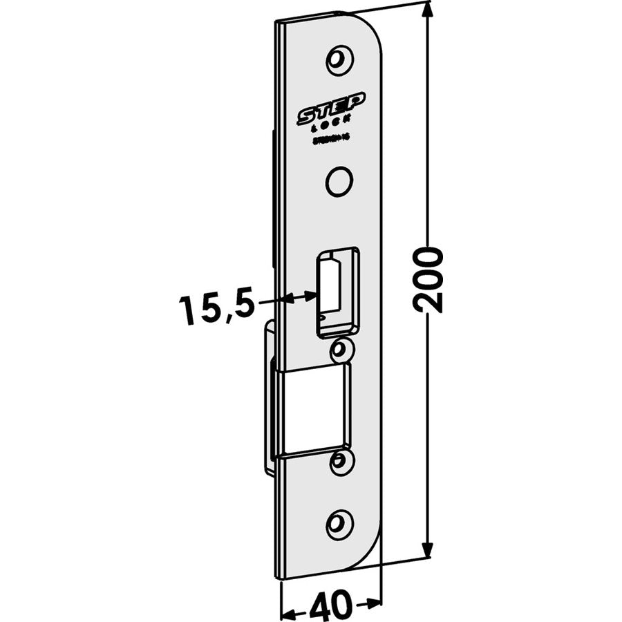 Säkerhetsslutbleck ST9013H-15