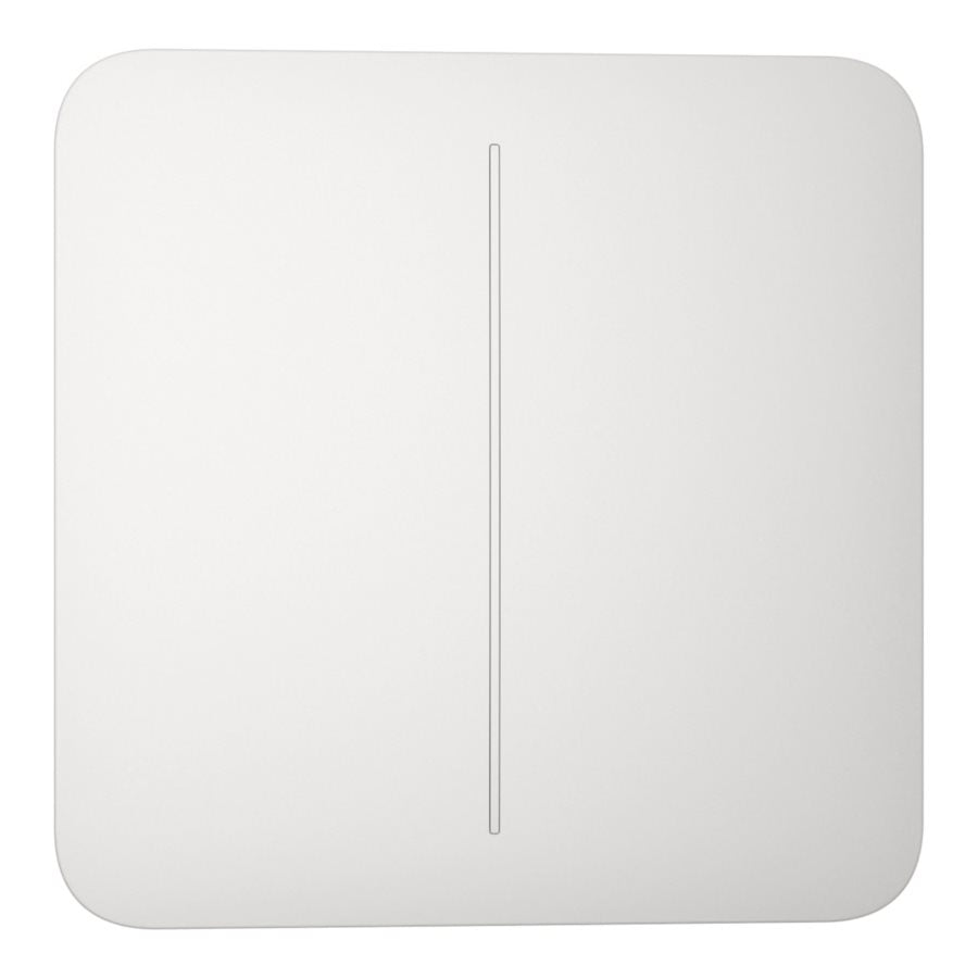 Knapp Solo strömbrytare kron vit