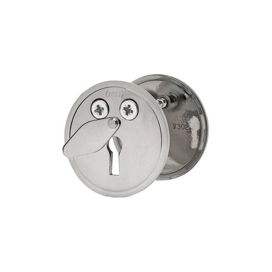 Nyckelskylt 9302 rund krom