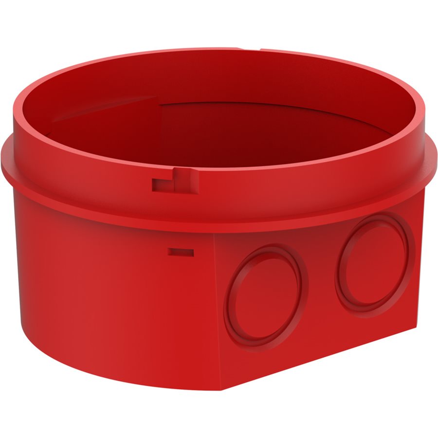 Sockel Kapslad Ip66 Röd