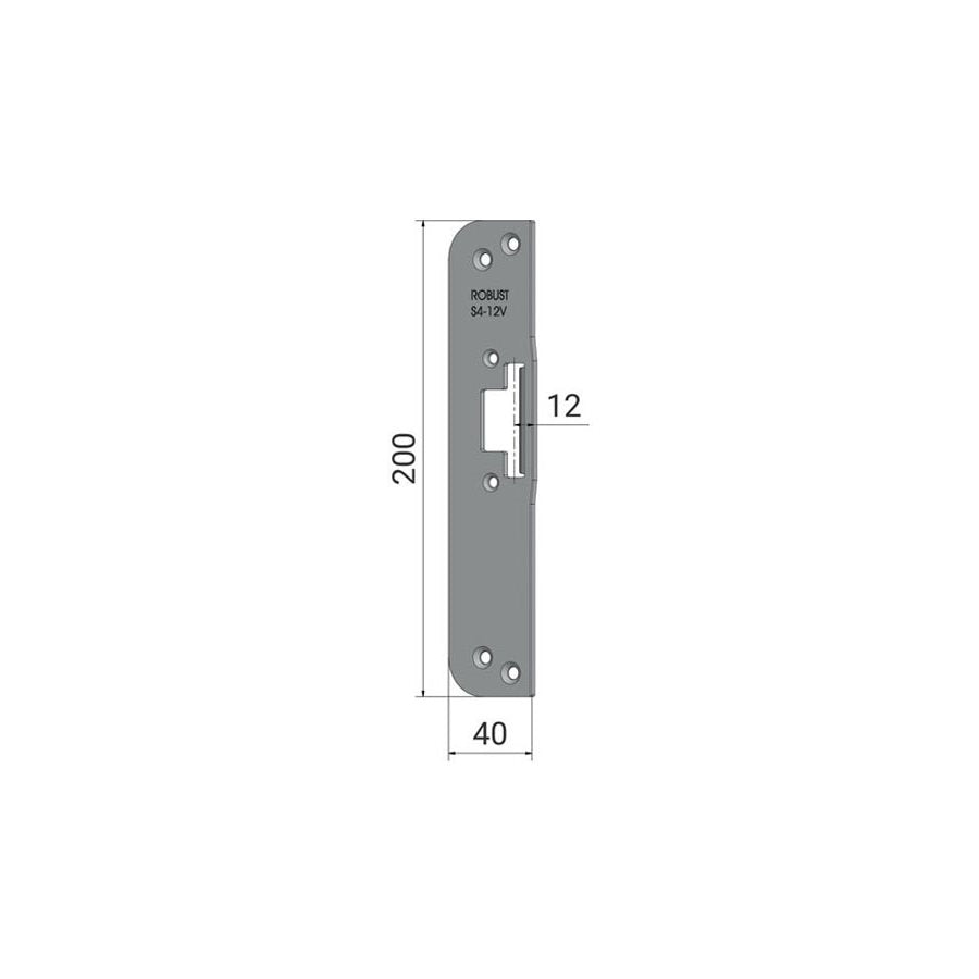 Monteringsstolpe S4-12V