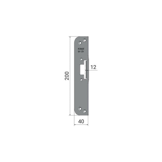 Monteringsstolpe S4-12V