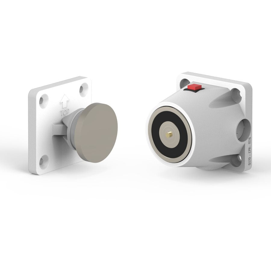 Dörrhållarmagnet DHUL-W vit